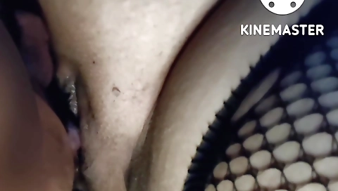 Indian amateur lady in sexy stockings is getting fucked