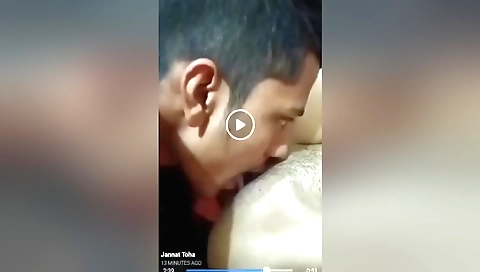 Amateur indian video with a sexy girl in a bedroom