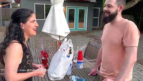 Sexy brunette actress Vanessa cliff with a big ass and tits