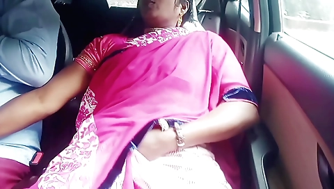 Bhabi is a brunette milf that takes his dick in her tight pussy