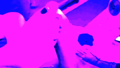 Poca hontas teen girl in pink top and shorts doing footgie