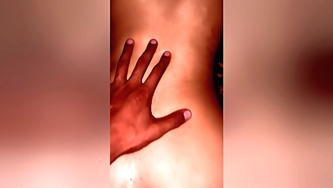 Indian girl gets fucked on the bed in doggy position