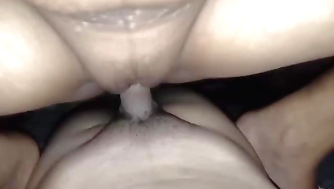 Busty indian brunette with a great cunt does cunnilingus