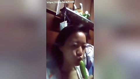 Solo girl in sexy lingerie 3d video of her tight pussy