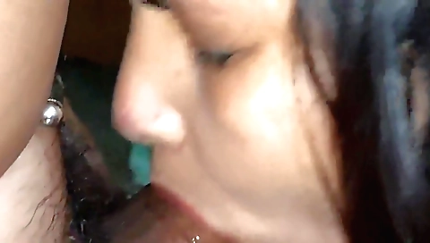 Hot amateur brunette in india gets fucked and facialized