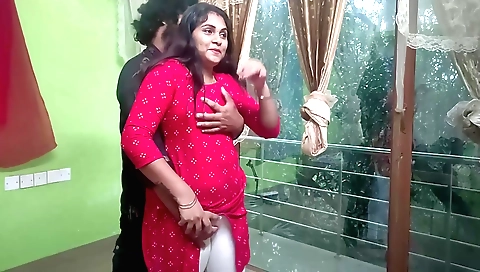 Indian teen and her best friend are fucking like a true couple