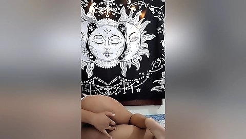 Sexy amateur brunette naked online watching her ass