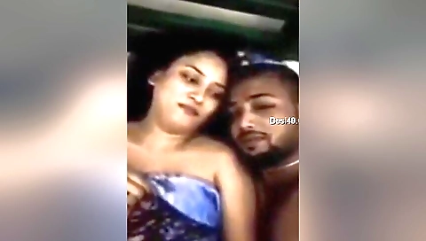 Indian girl is getting facialized in her web camera video