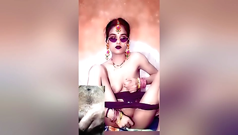 Busty indian chick enjoys fucking and orgasms with a boyfriend