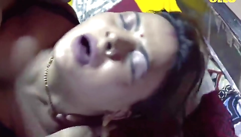 Indian big tits milf gets banged hard by her absence of husband