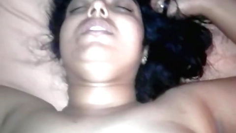 Indian brunette with big boobs fucks in a hot amateur clip