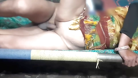 Indian girl in a black dress gets her pussy licked