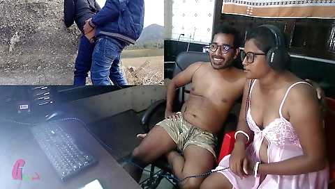 Indian amateur porn clip with the girl taking a cock