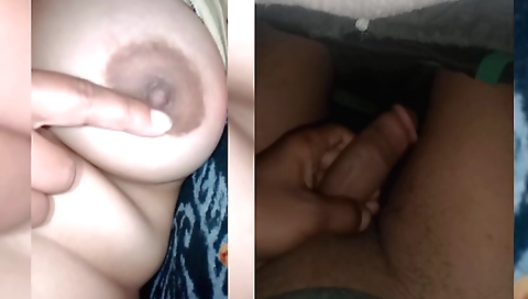 Solo video with the amateur indian woman on her bed