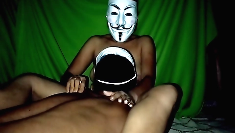 Indian sex video with a hot brunette and a young guy