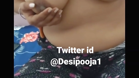 Indian girl is showing off her big tits and pussy in webcam