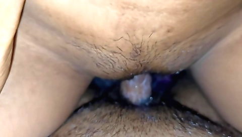 Indian chick fucks her hairy pussy in this pov video