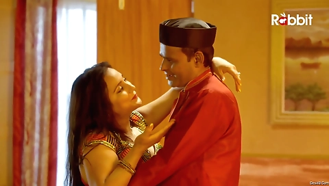 Bai umar gets to cum after she sticks her big dick in her