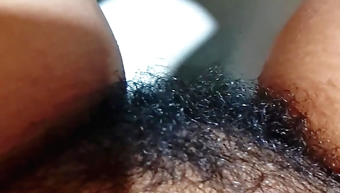 Indian solo amateur girl sucks her pussy in bathroom