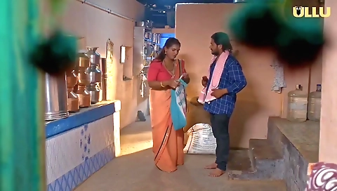 Busty indian milf with big tits is having sex outdoors