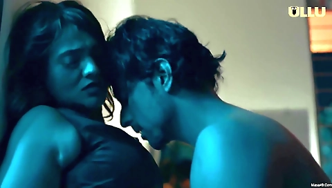 Hot brunette babe with big tits shows off her sexy body