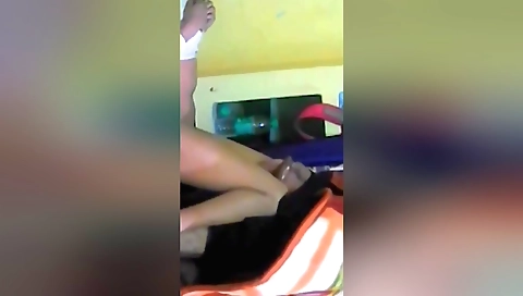 Amateur indian brunette enjoys hot sex with her lover