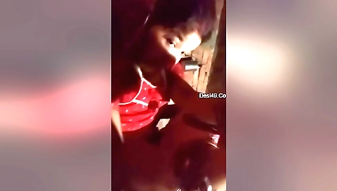 Indian bhabi in the village bhabhi takes it all in her mouth