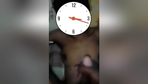 Busty milf cumming on her pussy in amateur pov video