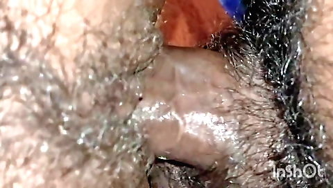 Amateur hairy indian babe in a sexy red dress and sexy white lingerie