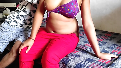 Indian girl is getting off on her own in her bedroom