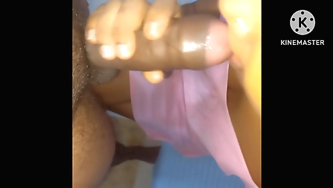 Indian babe with a hot face gets a facial on the hd vid