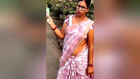 Hot brunette amateur in school uniform in bathroom