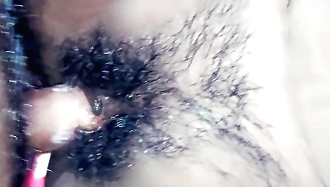 Busty brunette giving a romantic blowjob to her boyfriend