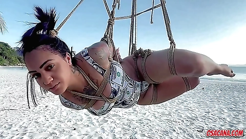 Busty teacher is having sex with a hot dude outdoors