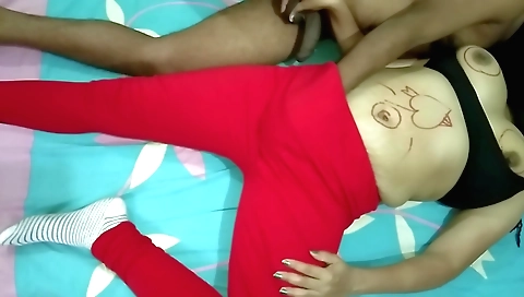 Indian teen is going to make her stepmother a horny mother