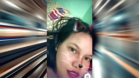 Busty amateur lady sucks and sucks dick in solo video