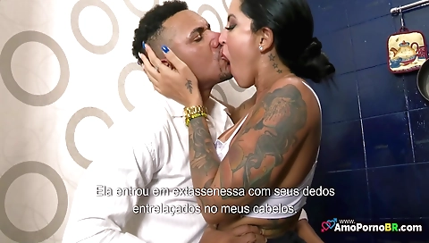 Indian tattooed slut gets her pussy fucked 7 times