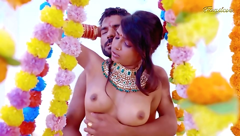 Indian bride is getting fucked hard in the wedding