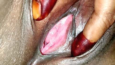 Amateur fetish video with hairy pussy and big dildo