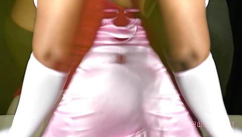 Indian babe is wearing an ugly bikini and doing it