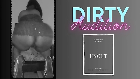 Indian girl gets slapped hard in the ass on the audition