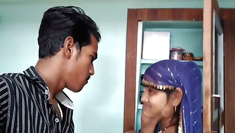 Indian wife in amateur video is having sex with husband