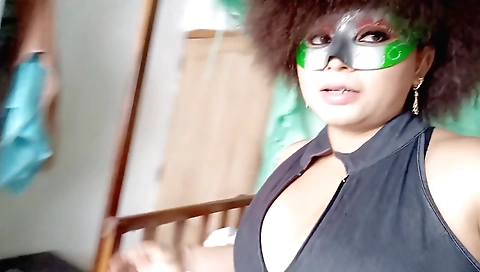 Amateur brunette giving a sexy and sensual blowjob