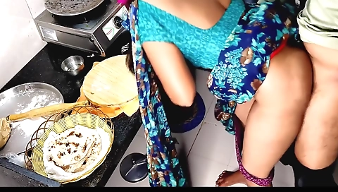 Indian cook in a kitchen is getting fucked in the kitchen