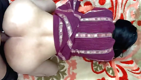 Indian woman is getting fucked in her shaved pussy