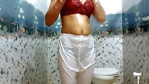 Indian chick shows her body in my homemade webcam video
