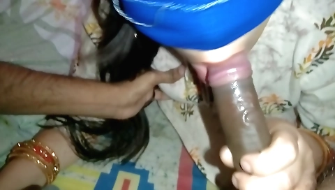 Indian brunette gets her dick in her pussy from behind