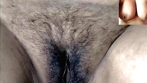 Indian girl is drinking water at home with a penis