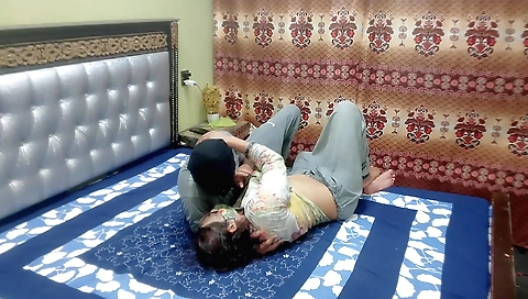 Indian housemaid fucked hard when wife went to the mall for shopping