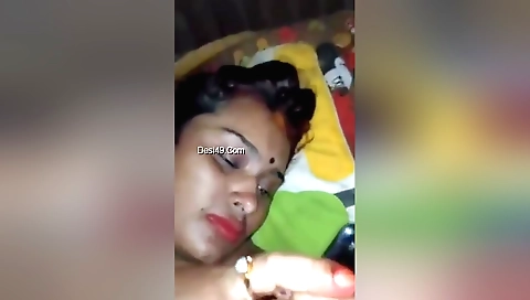 Indian brunette fucks her lover in hot pov on webcams